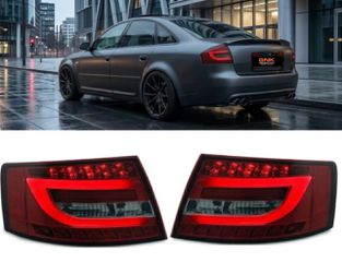 ΦΑΝΑΡΙΑ ΠΙΣΩ LED Taillights AUDI A6 Limousine 04-08 Red/Smoke