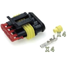 Superseal 1,5mm Αρσενική 4 Θέσεων KIT Κωδικός 15408....SoundStreet....
