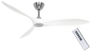 Ανεμιστήρας Οροφής CASAFAN Eco Airscrew 152 BN-MW Brushed Chrome / Matt White 60-inches (152cm) (σε 12 άτοκες δόσεις)