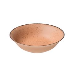 Σαλατιέρα Terra salmon από πορσελάνη σε διάμετρο 23cm
