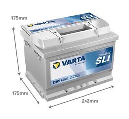 Μπαταρία VARTA D59 DYNAMIC SLI 60AH 560409054....SoundStreet