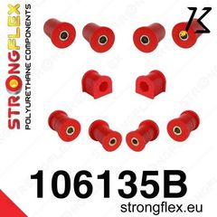 Mazda MX-5 STRONGFLEX NB ΣΙΝΕΜΠΛΟΚ ΠΟΛΥΟΥΡΕΘΑΝΗΣ FULL KIT ΕΜΠΡΟΣ ΑΞΟΝΑ 106135B: FRONT suspension bush kit KB STORE