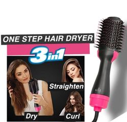 Επαγγελματική Ηλεκτρική Βούρτσα - Πιστολάκι 360 Μοίρες για Γρήγορο Ίσιωμα-Χτένισμα 3 σε 1 One Step Hair Dryer + Styler