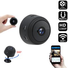 Mini Ασύρματη IP WiFi Κάμερα 1080P HD με Ανιχνευτή Κίνησης, Μικρόφωνο + Μαγνητική Βάση