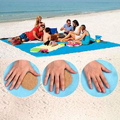 Έξυπνη Ψάθα Παραλίας που Διώχνει την Άμμο Sand Leakage Beach Mat