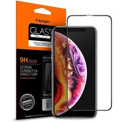 TEMPERED GLASS SPIGEN GLASS FC IPHONE X / XS BLACK