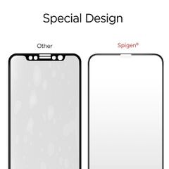 Spigen Glass FC Tempered Glass with Black Frame for iPhone X / XS / 11 Pro-thumb-4