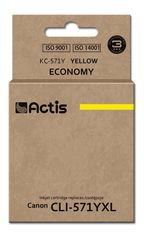 Actis KC-571Y Ink (replacement for Canon CLI-571Y; Standard; 12 ml; yellow)