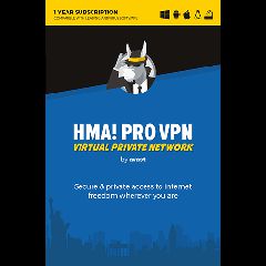 Avast HMA! Pro VPN Unlimited Devices, 1 Year, ESD