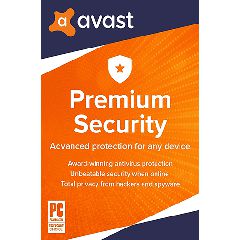 Avast Premium Security 1 PC, 1 Year, ESD
