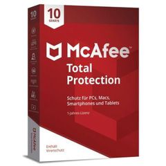 McAfee Total Protection (Τελευταία Έκδοση) (10 Device -1 Year), Ηλεκτρονική Άδεια