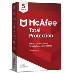 McAfee Total Protection (Τελευταία Έκδοση) (5 Device -1 Year), Ηλεκτρονική Άδεια