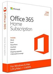 Microsoft Office 365 Home (6 User / 1 Year) PC/MAC