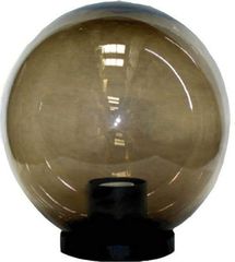 Πλαστική μπάλα ∅25 PMMA μελί Ε27  για λάμπες ECO και LED στεγανή IP65 153-55306 Ferrara