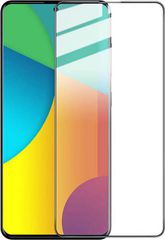 9H Tempered Glass Full Cover & Full Glue για Samsung A41 - μαύρο