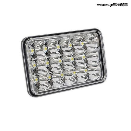 Προβολέας εργασίας λευκός με 15LED 10-30V 45W  και 2 λειτουργίες