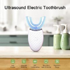 Επαναφορτιζόμενη Οδοντόβουρτσα 3D Υπερήχων με Τεχνολογία Φωτοκαταλυτικής Λεύκανσης Fully Automatic Whitening Toothbrush