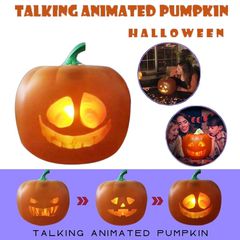 Κολοκύθα Halloween Animation με Ενσωματωμένο Προβολέα LED + Ηχείο 3 σε 1 Plug n Play