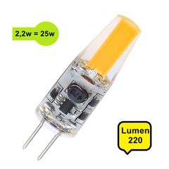 G4 Λάμπα Led 2.2w 12 volt 220 Lum. 300° Φώς Ημέρας