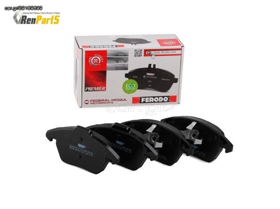 ΣΕΤ ΤΑΚΑΚΙΑ ΦΡΕΝΩΝ ΕΜΠΡΟΣ FRONT BRAKE PADS CITROEN C4 2.0 PEUGEOT 207 RC 208 308 3008 FERODO ΑΝΤΑΛΛΑΚΤΙΚΟ 