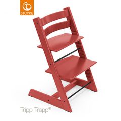 Stokke Καρέκλα Φαγητού Tripp Trapp Chair Warm Red