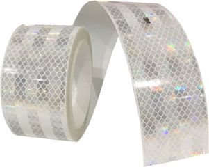 Αυτοκόλλητη Αντανακλαστική Ταινία 3M 3D Diamond Grade Λευκή 55mmx1m