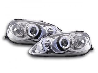 2 X FK - ΜΠΡΟΣΤΙΝΑ ΦΑΝΑΡΙΑ ΣΕΤ  - headlight Honda Civic Coupe/Civic 2/3/4-door. Yr. 99-00 chrome