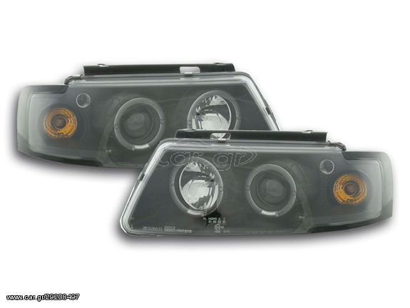 2 X FK - ΜΠΡΟΣΤΙΝΑ ΦΑΝΑΡΙΑ ΣΕΤ  - Angel Eyes headlights VW Passat type 3B Yr. 97-00 black