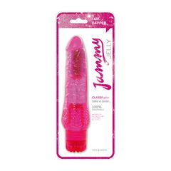 ΔΟΝΗΤΗΣ VIBRATOR JAMMY JELLY CLASSY GLITTER PINK-thumb-1