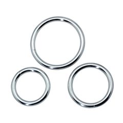 Timeless metal rings (3 pcs)