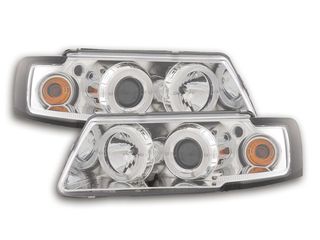 2 X FK - ΜΠΡΟΣΤΙΝΑ ΦΑΝΑΡΙΑ ΣΕΤ  - headlight VW Passat type 3B Yr. 97-00 chrome