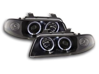 2 X FK - ΜΠΡΟΣΤΙΝΑ ΦΑΝΑΡΙΑ ΣΕΤ  - headlight Audi A4 type B5 Yr. 95-99 black