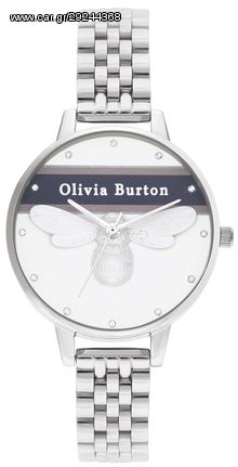 Olivia Burton Varsity Lucky Bee Silver OB16VS07