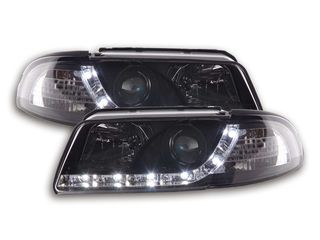 2 X FK - ΜΠΡΟΣΤΙΝΑ ΦΑΝΑΡΙΑ ΣΕΤ  - Daylight headlight Audi A4 type B5 Yr. 99-01 black
