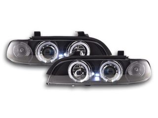 2 X FK - ΜΠΡΟΣΤΙΝΑ ΦΑΝΑΡΙΑ ΣΕΤ  - Angel Eyes headlights BMW 5er E39 Yr. 95-00 black