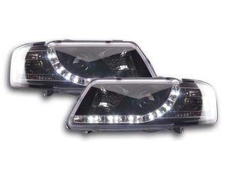 2 X FK - ΜΠΡΟΣΤΙΝΑ ΦΑΝΑΡΙΑ ΣΕΤ  - Daylight headlights with LED DRL look Audi A3 8L Yr. 96-00 black