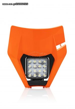 ACERBIS VSL Headlight Mask KTM 17-19 ORANGE