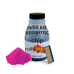 ΣΥΜΒΑΤΟΣ ΓΡΑΦΙΤΗΣ + CHIP ΜΕ LEXMARK CS310 702 CS410 CS510 MAGENTA CX310 CX410 CX510 REFILL KIT