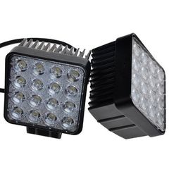 Προβολεας 16LED Τετραγωνο 12/24V