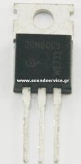 20N60C3 TO-220 METAL ΤΡΑΝΖΙΣΤΟΡ MOSFET 20N60C3