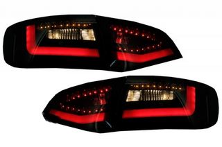 ΦΑΝΑΡΙΑ ΠΙΣΩ LED AUDI A4 B8 Avant (2008-2011) Black/Smoke with Dynamic Sequential Turning Light