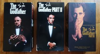 THE GODFATHER, 3 PARTS VHS - Ο ΝΟΝΟΣ 3 ΜΕΡΗ ΒΙΝΤΕΟΚΑΣΕΤΕΣ ΑΥΘΕΝΤΙΚΕΣ ΚΥΚΛΟΦΟΡΙΑΣ ΗΠΑ 