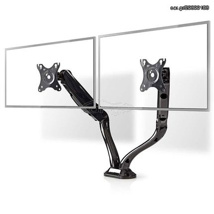 NEDIS MMNTDO100BK Desk Monitor Mount Double Monitor Arm Full Motion 10-32 " 233-0677