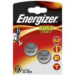 ENERGIZER CR2450/2TEM LITHIUM COIN F016502 016-5245