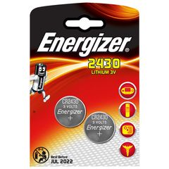 ENERGIZER CR2430/2TEM LITHIUM COIN F016478 016-5226 10τμχ