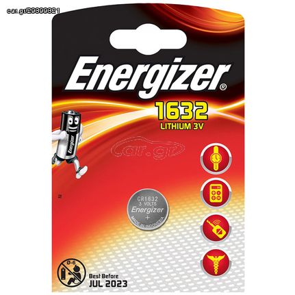 ENERGIZER CR1632 FSB1 LITHIUM COIN 016-0414