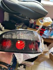 saxo φαναρια red clear Taillights Citroen Saxo type S S HFX S KFW Yr. 96-02 black  clear 