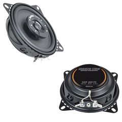 Ground Zero GZIF 4001FX Ζεύγος Ομοαξονικών Ηχείων 4" Flat Ισχύος 90 Watt Max