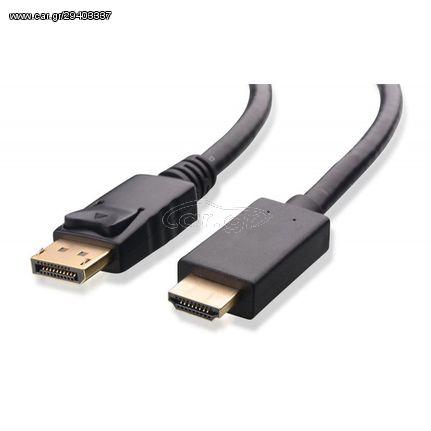 Καλώδιο Display port 1.2v(M) σε HDMI 1.4v(M), PTN3361, CCS, 3m, POWERTECH