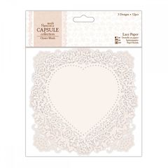 Lace Paper (12pcs) - Capsule Collection - Oyster Blush